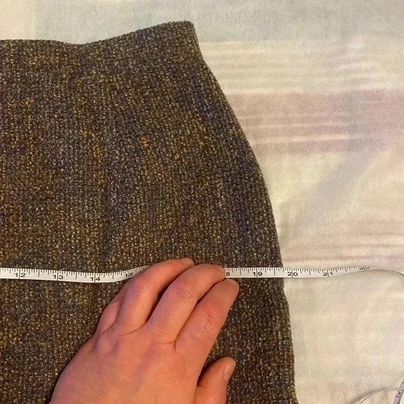 Wool & Acrylic blend winter skirt size 14 - Picture 5 of 10